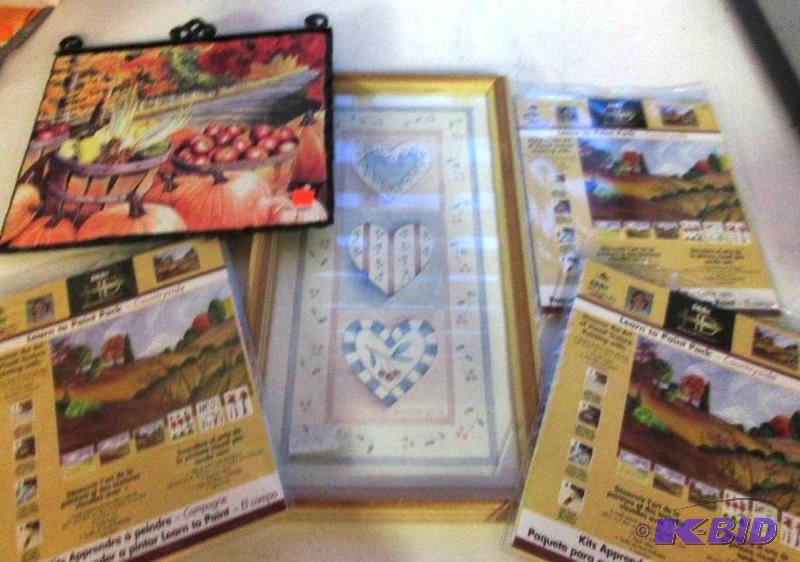 lot 262 image: mixed lot of art and learn to paint sets...