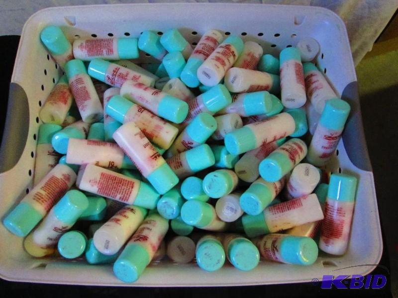 lot 277 image: bin of Loves ultra light protection 1 oz bott...