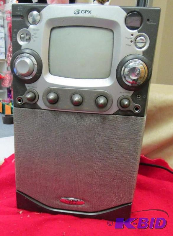 lot 37 image: GPX Karaoke machine------Used...