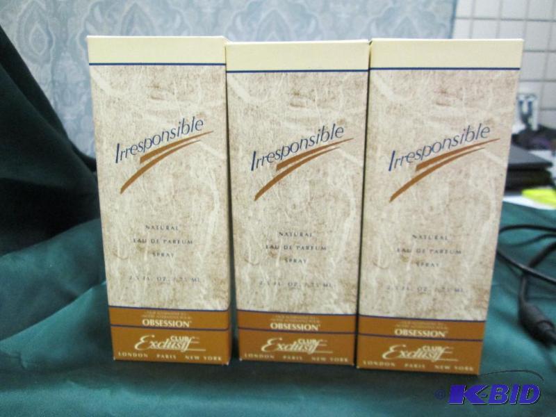 lot 85 image: Qty 3 Exclusif Club- Irresponsible- Our Alter...