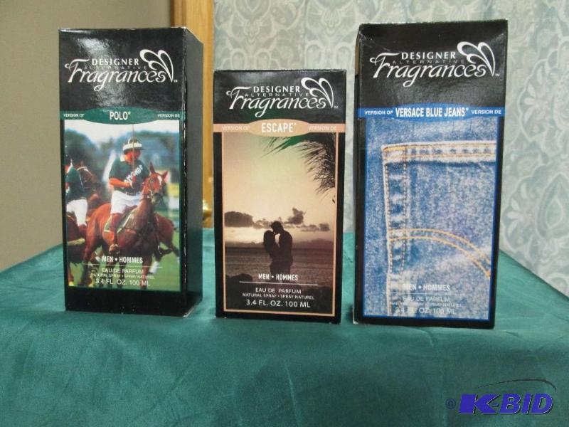 lot 89 image: Qty 3 Designer Alternative Fragrances Version...
