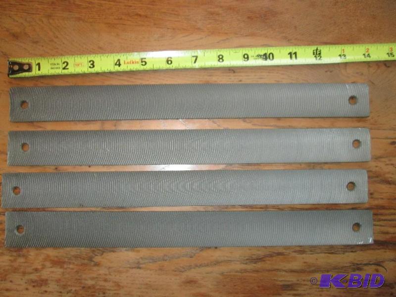 Lot of 4 Warrensville cast steel files, flat ...