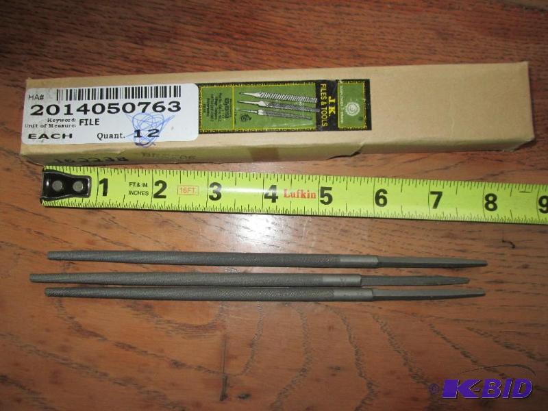 Lot of 3 J. K. Tools round 2nd cut 150 m. m. ...