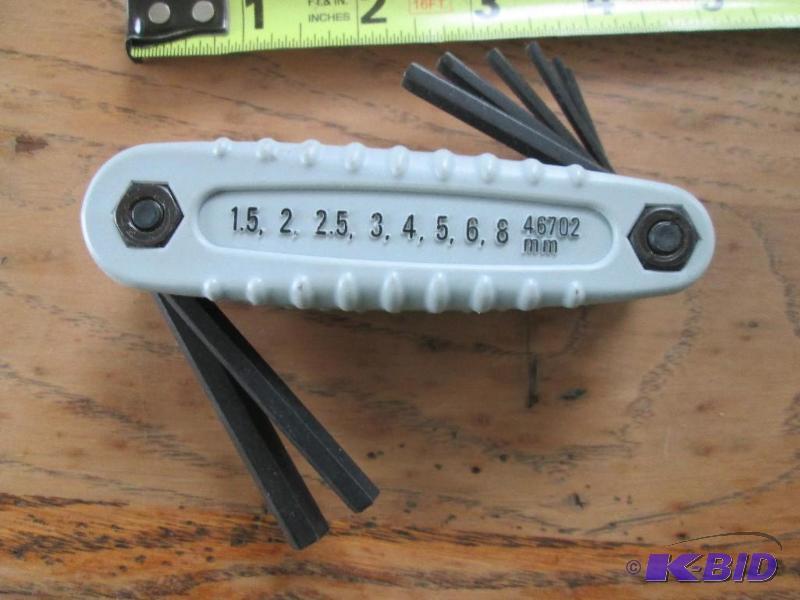 Craftsman allen wrench tool, 1.5 - 8 mm, new...