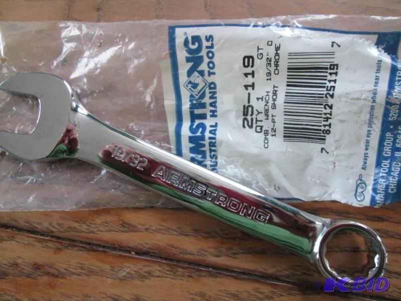 Armstrong chrome wrench, 1932 new...