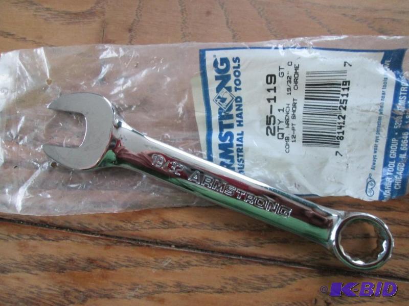 Armstrong chrome wrench, 1932 new...