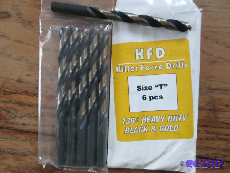 Lot of 6 Killer Force Drills size T heavy dut...