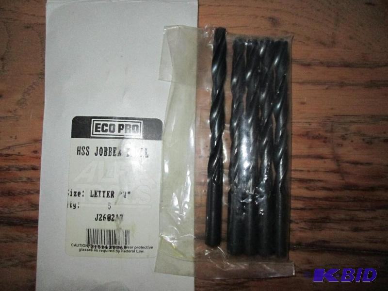 Lot of 5 Eco Pro HSS Jobber drill bits, Size ...