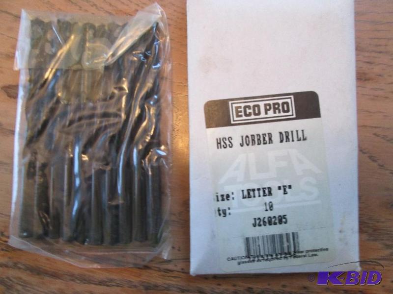 Lot of 10 Eco Pro HSS Jobber drill bits, Size...