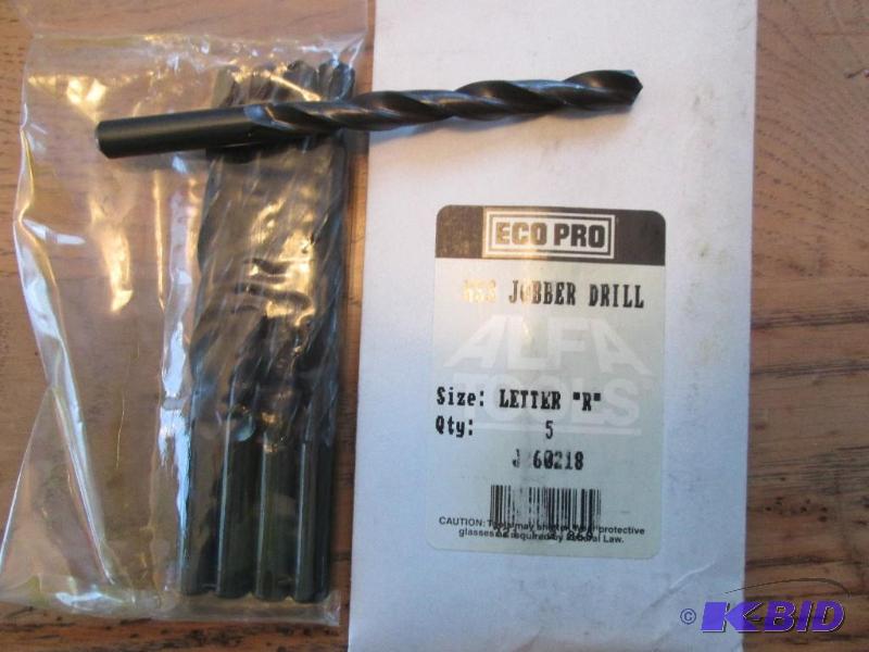 Lot of 5 Eco Pro HSS Jobber drill bits, Size ...