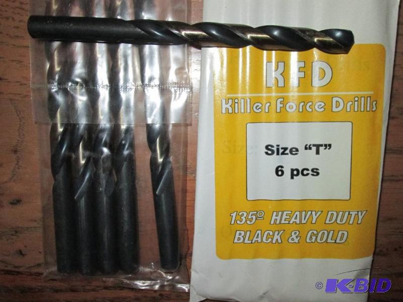 Lot of 6 Killer Force Drills Size T heavy dut...