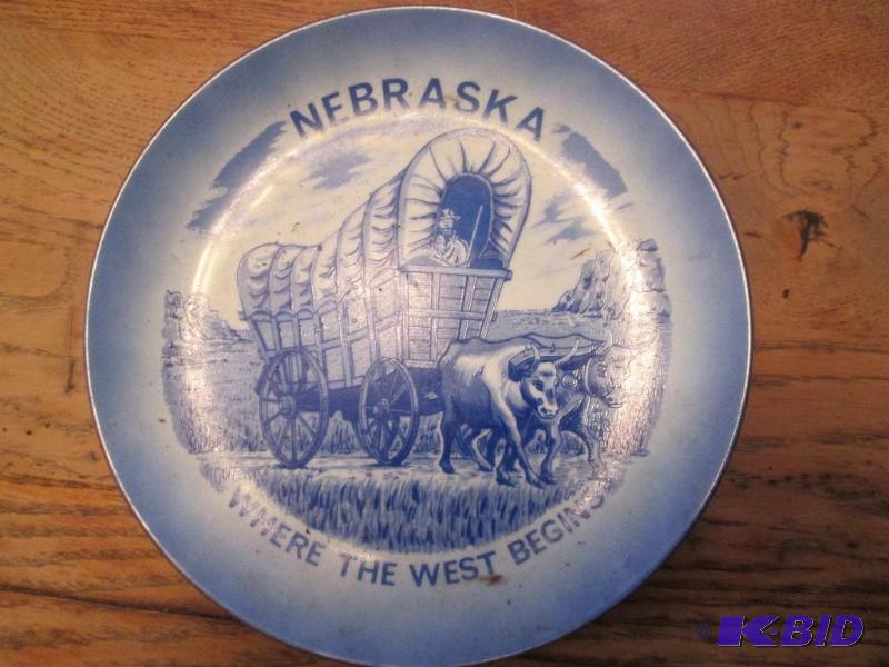 Nebraska state plate...