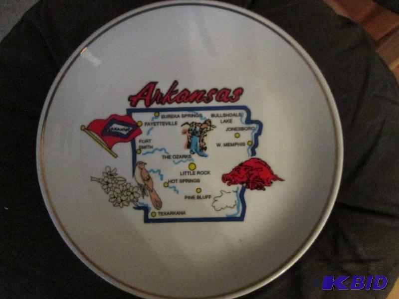 Arkansas state plate...