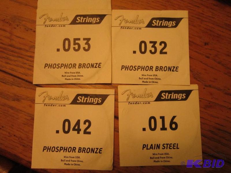 Assorted Fender guitar strings...