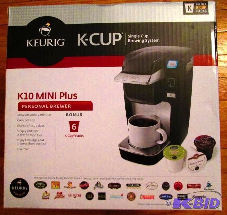 Black Keurig k10 MINI Plus single cup coffee ...