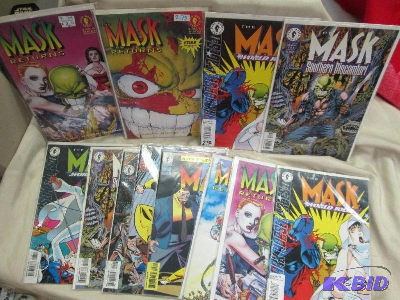 lot 10 image: Qty 12 Mask- Near mint condition...