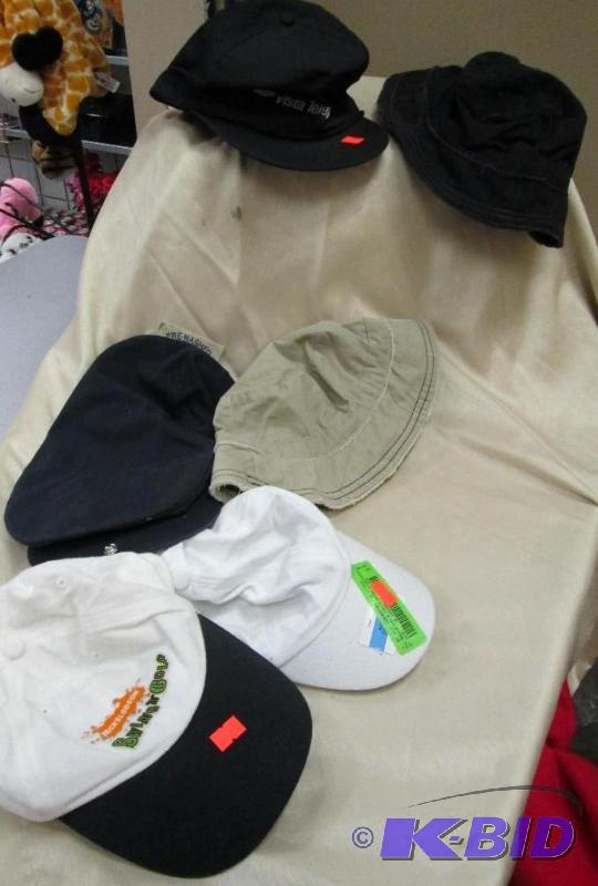 lot 100 image: Assortment of men hats...