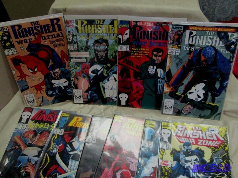lot 13 image: Qty 10 Punisher- Near mint condition...