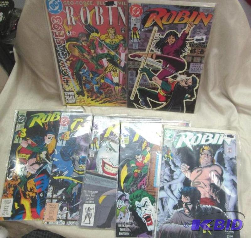 lot 14 image: Qty 7 Robin- Near mint condition...