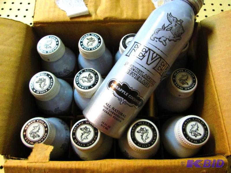 lot 171 image: Case of 12 bottles, 14 oz. each, Fever Stimul...