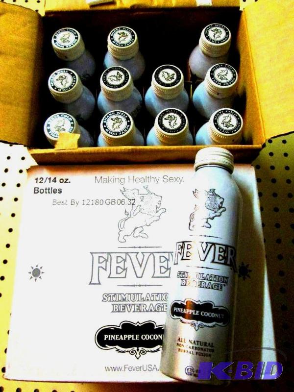 lot 176 image: 2 cases of 12 bottles, 14 oz. each, Fever Sti...