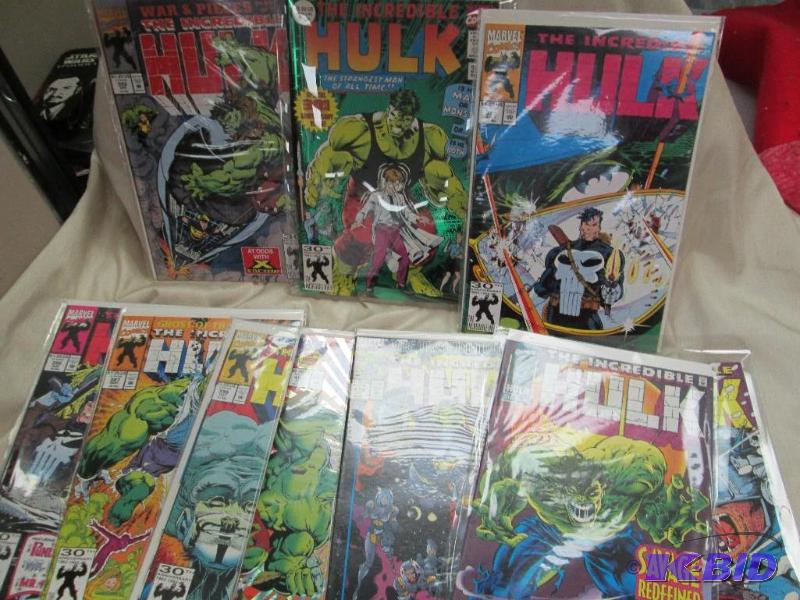 lot 18 image: Qty 10 Hulk- Near mint condition...