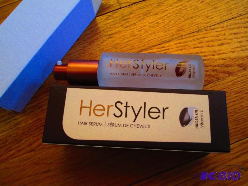 lot 188 image: HerStyler Argan oil hair serum. Retail price ...