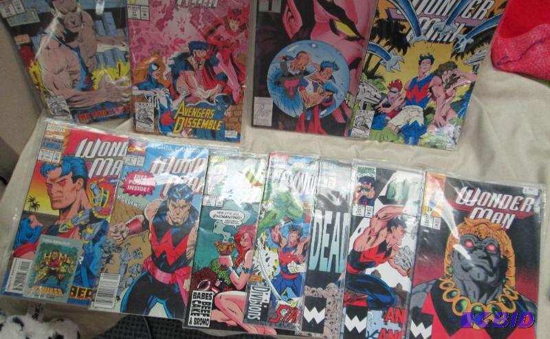 lot 2 image: Qty 11 Wonder Man-Near mint condition...