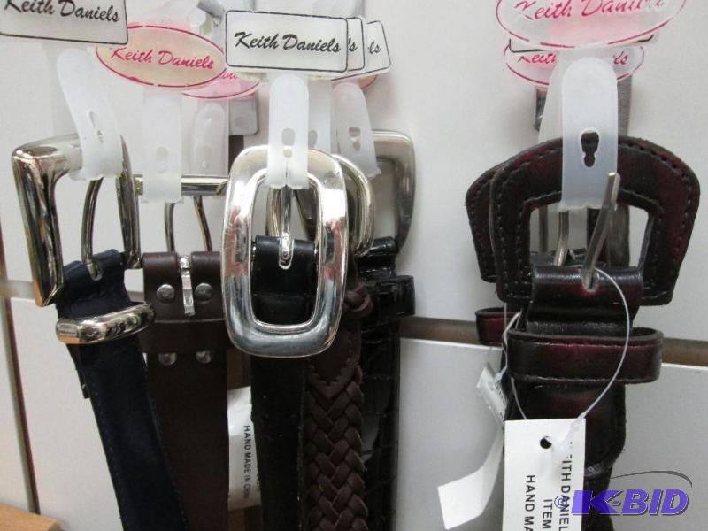 lot 210 image: belts size large...