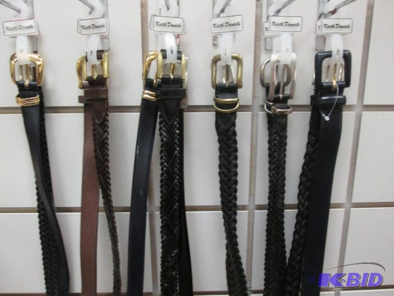 lot 213 image: belts size small...