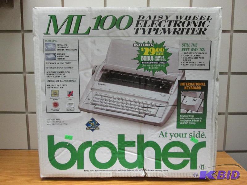 lot 215 image: Brother electronic typewriter...