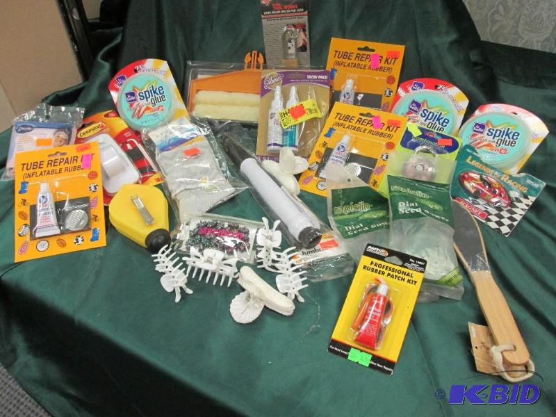 lot 236 image: tube repair kit, rubber patch kit, command ut...