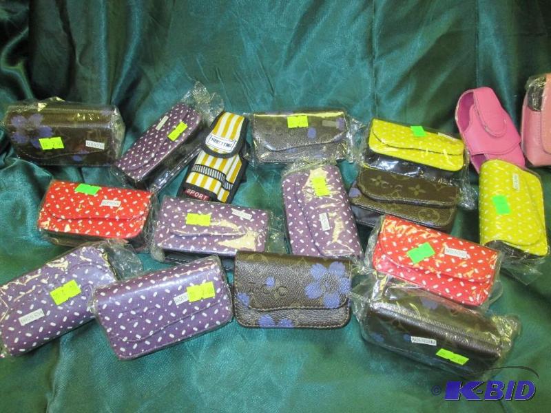 lot 245 image: cell phone holders misc. colors...