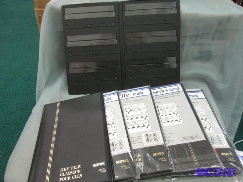 lot 285 image: key holder file books...