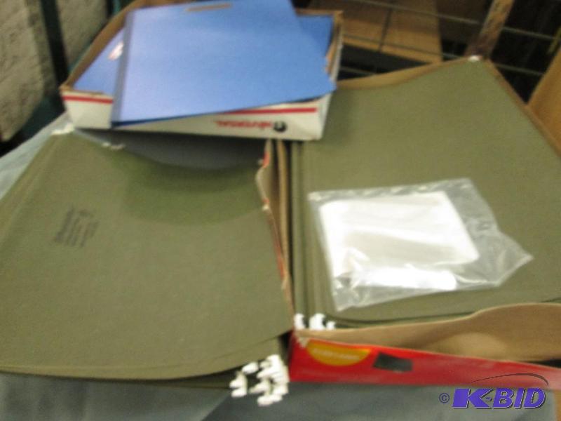 lot 294 image: legal and letter size hanging files, and clas...