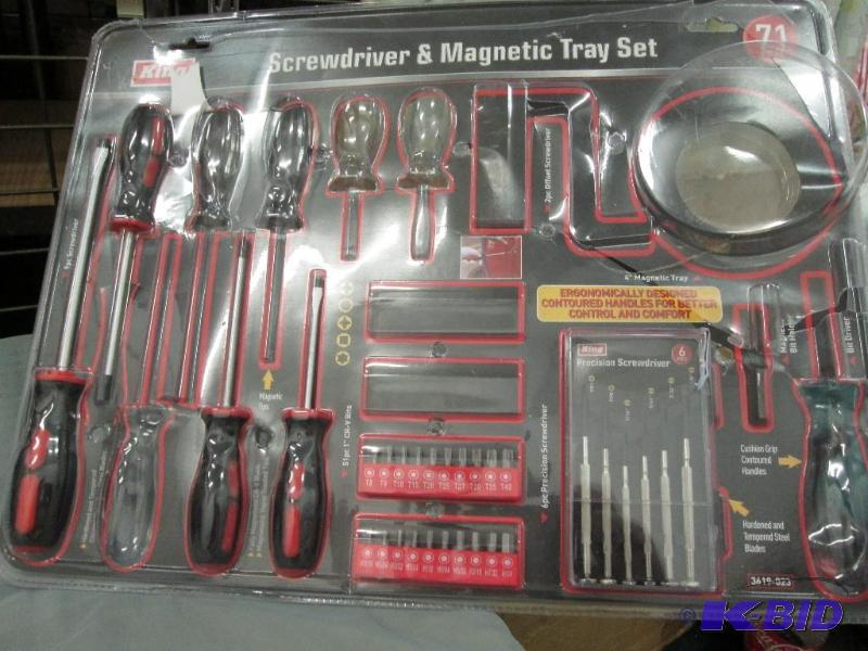 lot 302 image: screwdriver set, some missing...