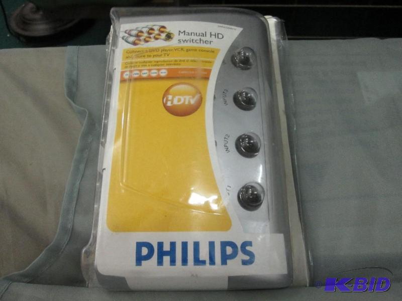 lot 304 image: manual hd switcher .connect DVD player and mo...