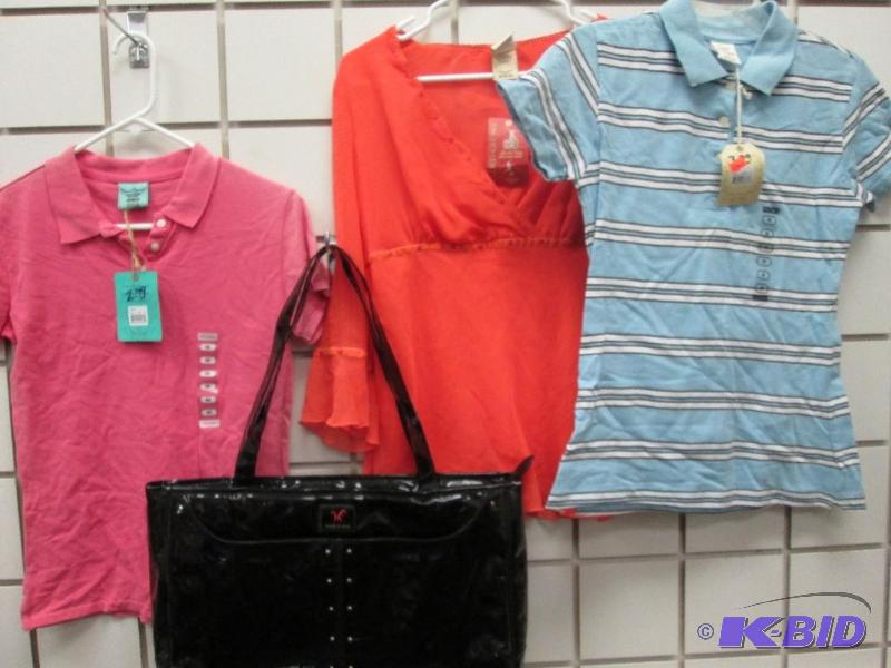 lot 313 image: misc. tops size medium. Harifinn bag with sma...