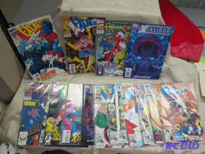 lot 4 image: Qty 16 Excalibur- Near mint condition...