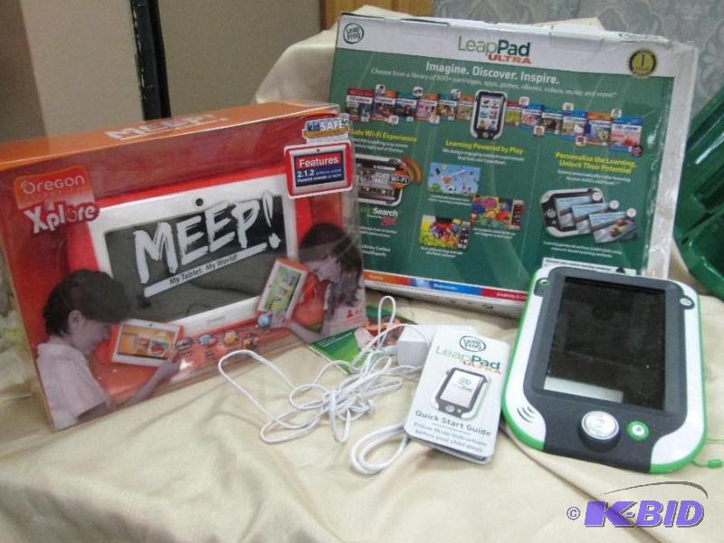 lot 40 image: Leap Pad Ultra and Meep My tablet My World...