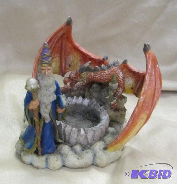 lot 46 image: Man with a dragon...