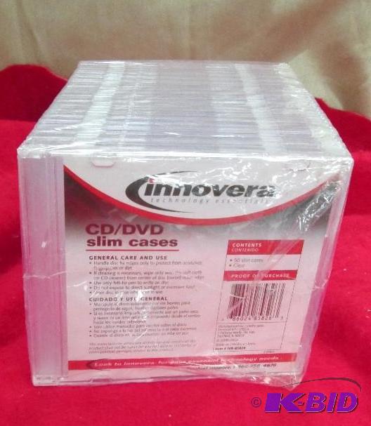 lot 66 image: Innovera technology essentials- CDDVD slim c...