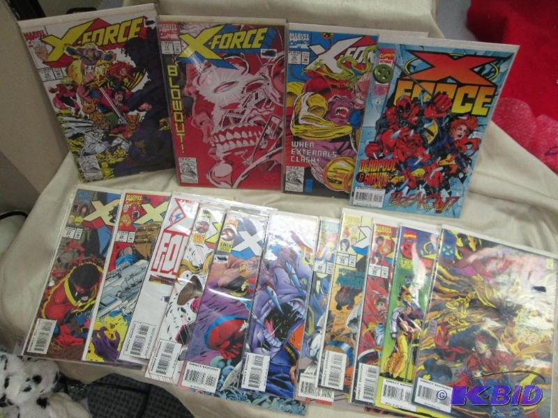 lot 9 image: Qty 15 X-Force- Near mint condition...
