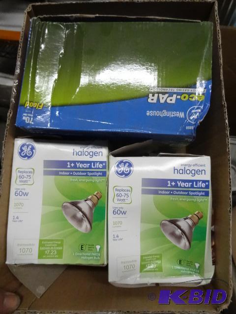 lot 113 image: New quantity 4 halogen indooroutdoor EcoPowe...