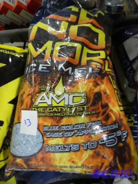 lot 13 image: New qty 2 bags of ice melt. 1 bag is ice no m...