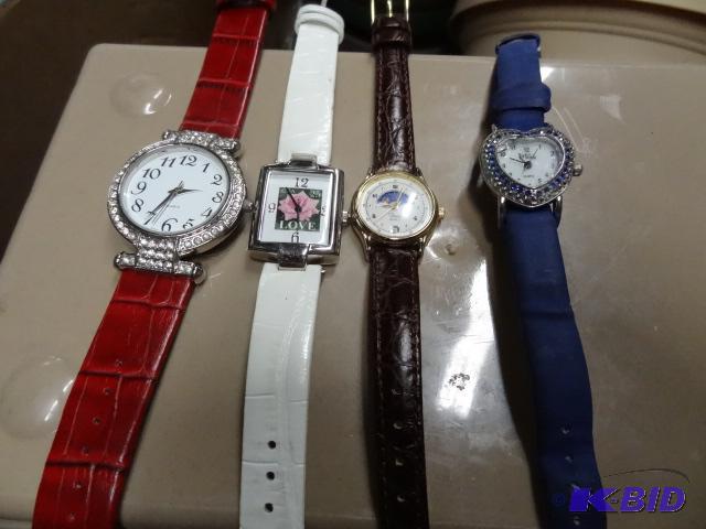 lot 139 image: Quantity 4 new and used womens watches all ar...