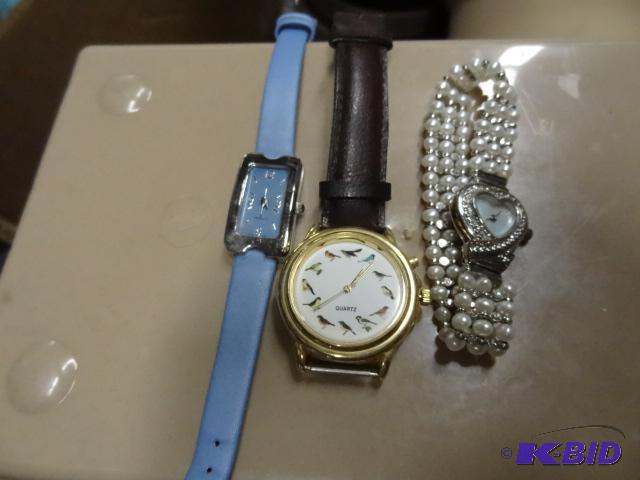 lot 141 image: Quantity 3 used womens watches. All are said...