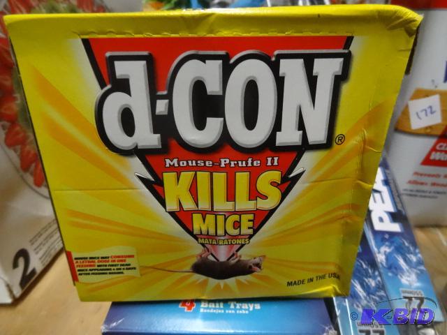 lot 166 image: New case of d-con brand mouse proof II mouse ...
