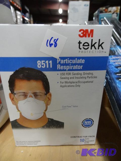 lot 168 image: New case of 3m brand tech protection particul...