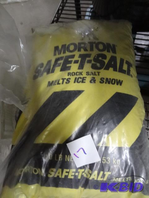 lot 17 image: New qty 2 bags of Morton safety salt rock sal...